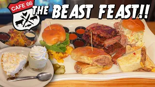 7lb Beast Feast Food Challenge w/ BBQ Ribs, Burger, & Cuban Sandwich!!