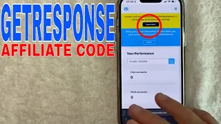 ✅  Get Response Affiliate Code 🔴