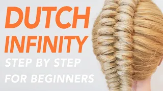 How To Dutch Infinity braid Step By Step For Beginners - Hand Placement - Follow Along Tutorial