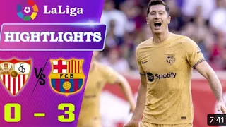 Barcelona  VS 🆚 Seville 3-0 - ALL GOALS EXTENDED HİGHLİGHTS -2022