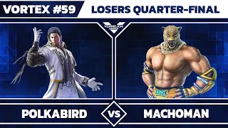 [Vortex #59] IPP | Polkabird vs RiB | MachoMan - Losers Quarter-Final - Tekken 7