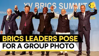 BRICS SUMMIT 2023: BRICS Leaders take a group photo at summit in Johannesburg l WION ORIGINALS
