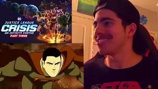 Justice League Crisis On Infinite Earths Part 3 Official Teaser Trailer Reaction!!