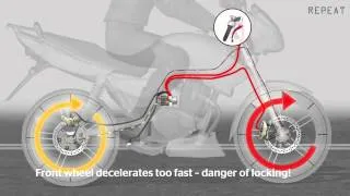 Safe Motorcycle driving with ABS from Continental