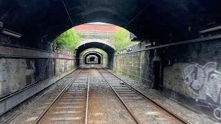 4K Relaxing Train Ride Part 3: #newcastle Manors  to #southshields   Enjoy the Views #uk