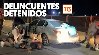 Así fue la detención de los delincuentes involucrados en la muerte del teniente de Carabineros