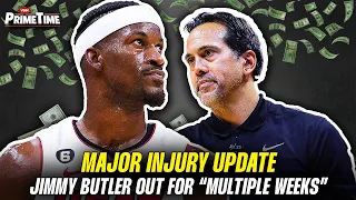 NBA INJURY UPDATE: Jimmy Butler Out for Multiple Weeks, MCL Injury | VSiN PrimeTime - 04-18-24