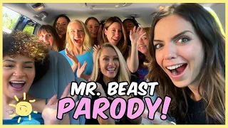 MR. BEAST MOM PARODY | Last to Leave Minivan Wins It!