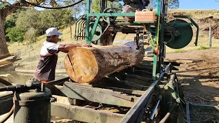 serraria movel na horizontal e possível serrar madeira quadrada?