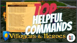 TOP VILLAGERS AND HEROES Helpful Commands!