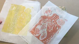 Making a Two Block Reduction Woodcut