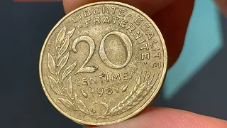 1981 France 20 Centimes Coin • Values, Information, Mintage, History, and More