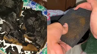 BURNT/BAKED FLORAL FOAM| 20-minutes of crunchy, powdery asmr