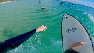 POV Surfing PERFECT NOOSA HEADS! (RAW)