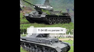 T-34 85 VS Panzer IV