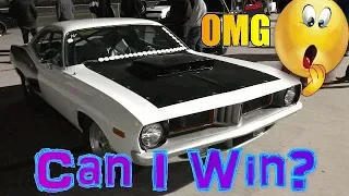 426 Hemi Cuda vs Dodge Charger Hellcat in a  old school vs new school Mopar battle