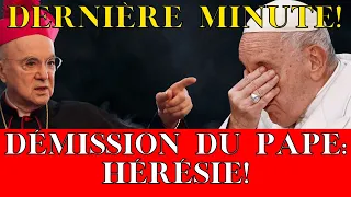 SCANDALE AU VATICAN : Demande de Démission pour le Pape François, Accusé d'Hérésie!