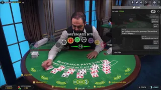 jpm blackjack with cezar greetings to croupier