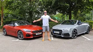 BMW Z4 M40i vs Audi TTRS Roadster 2019 *New Cars