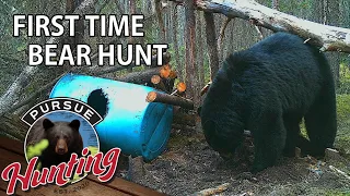 First Time Bear Hunter Takes Big Saskatchewan Black Bear - Pursue Hunting