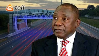 Cyril Ramaphosa briefs the media on the  future of Gauteng Etolls