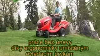 Zahradní traktor AL-KO T-16-102 HDE - výborné jízdní vlastnosti i na svahu