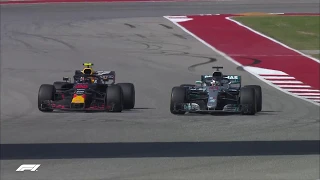 Hamilton Battles Verstappen | 2018 United States Grand Prix