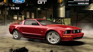 NFSMW Jewels Ford Mustang Gt tutorial