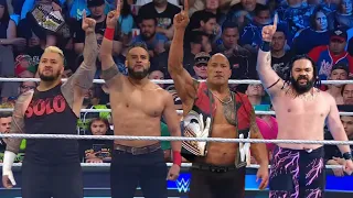 Smackdown highlights - OMG! 😱 The Rock Is The Real Leader Of The New Bloodline