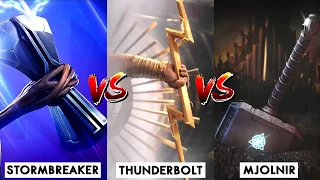 Stormbreaker Vs Thunderbolt Vs Mjolnir | Explained In Hindi | BNN Review