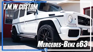 MERCEDES-BENZ G63 on 23"T.M.W Forged Wheels