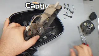 Captiva katlanır ayna motoru tamiri ( Captiva mirror repair motor )