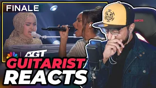 Guitarist Reacts to Putri Ariani & Leona Lewis Stunning Performance of Run AGT 2023 FINALE Reaction