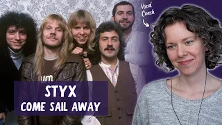 "Come Sail Away" by Styx - Vocal Coach Reaction and Analysis feat. Dennis DeYoung's Vocals