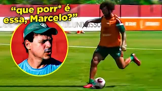 MARCELO COMEÇOU A FAZER BRUXARIA NOS TREINOS DO FLUMINENSE e DINIZ VAI FICAR BOLADO!!