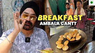 Desi Breakfast Options in Ambala in 2024 | Ambala Food Tour