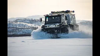 Пробег по Мурманской области. Проезд до п-ва Рыбачий. Март 2018