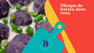 Nhoque de batata-doce roxa com molho Alfredo fica pronto em 30 minutos | Edu Guedes | The Chef