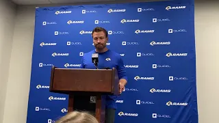 Rams coach Sean McVay provides update on QB Matthew Stafford, who exits early against Saints