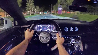 2021 Bentley Flying Spur W12 POV Night Drive (3D Audio)(ASMR)
