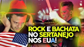 😳 ROCK E BACHATA NO SERTANEJO NOS EUA | REAGINDO AO RIT BATERA DO GUSTTAVO LIMA.
