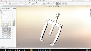 122 урок SOLIDWORKS съемник