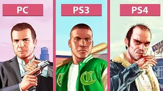 Grand Theft Auto 5 / GTA 5 – PC vs. PS3 vs. PS4 Graphics Comparison [60fps][FullHD|1080p]