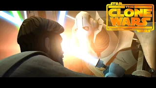 Kenobi vs Grievous over Felucia [4K HDR] - Star Wars: The Clone Wars