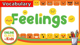 Feelings Vocabulary for English Learners | Learn English - Talking Flashcards | ESL Games