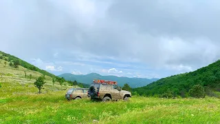 Отдых на юге России должен быть таким! Поездка в горы на ниве и Ниссан патрол