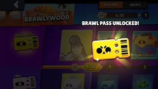 Brawl stars brawl pass season 9 unlocked #brawlywood