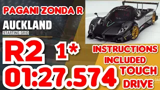 Asphalt 9 - PAGANI ZONDA R Grand Prix Round 2 - 01:27.574 - 1⭐ Touchdrive Instructions