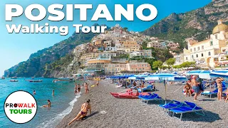 Positano, Italy - The Amalfi Coast Walking Tour - 4K with Captions!