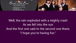 Paul McCartney & Wings  Band on the Run  +    lyrics